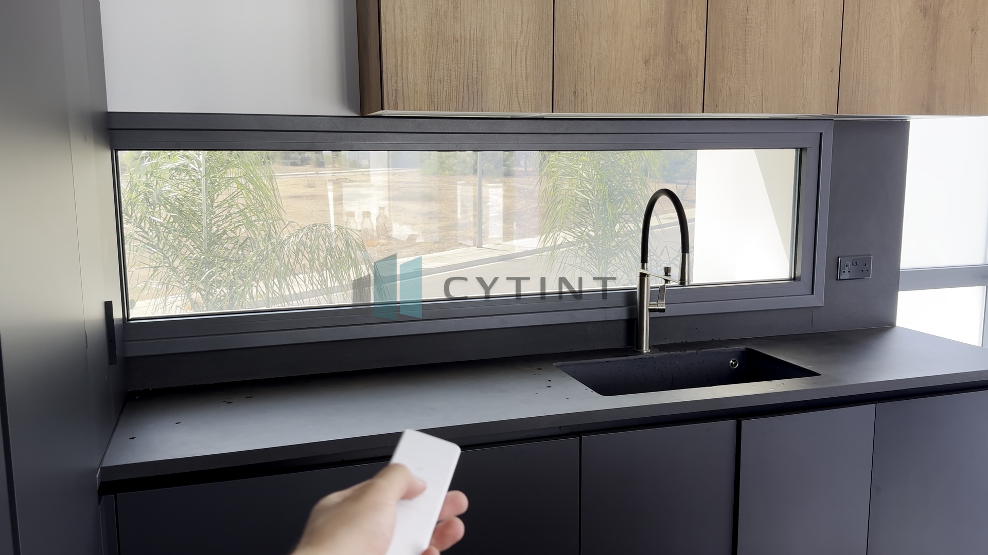Residential Home Smart Film in transparent state
