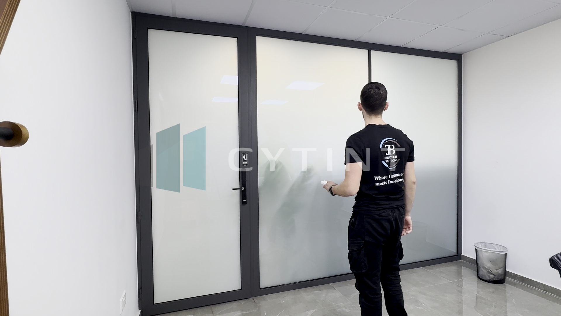 Limassol office installation - transparent mode