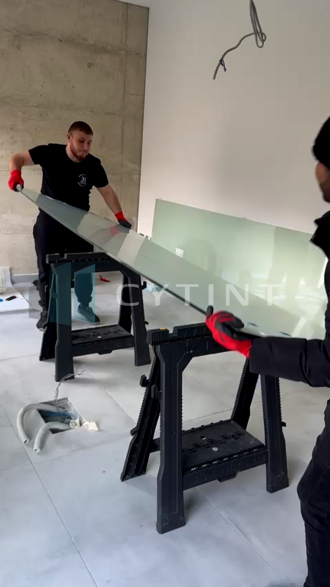 Smart Glass Film installation in Cyprus